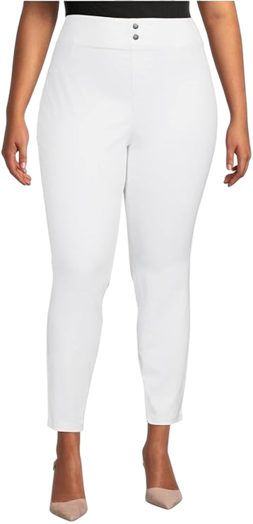 Women's High Rise Vivid White Jeggings
