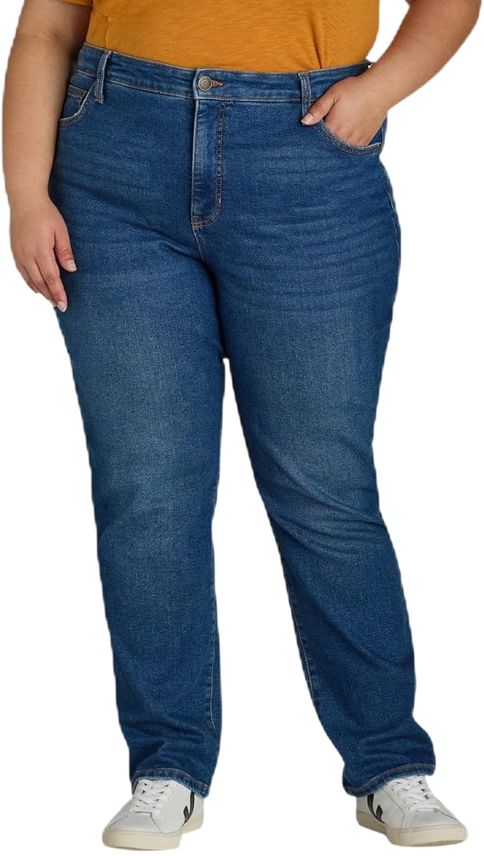 Women's Core Straight Leg Jeans by Terra and Sky